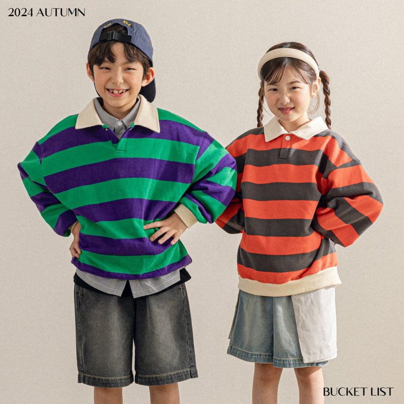 Bucket List - Korean Children Fashion - #minifashionista - Rugby Sweatshirts - 3