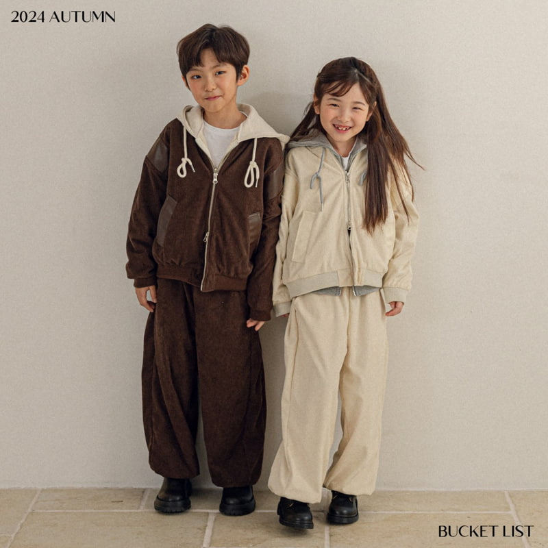 Bucket List - Korean Children Fashion - #prettylittlegirls - Cordduroy Jumper - 9