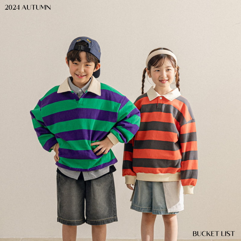 Bucket List - Korean Children Fashion - #minifashionista - Rugby Sweatshirts - 4