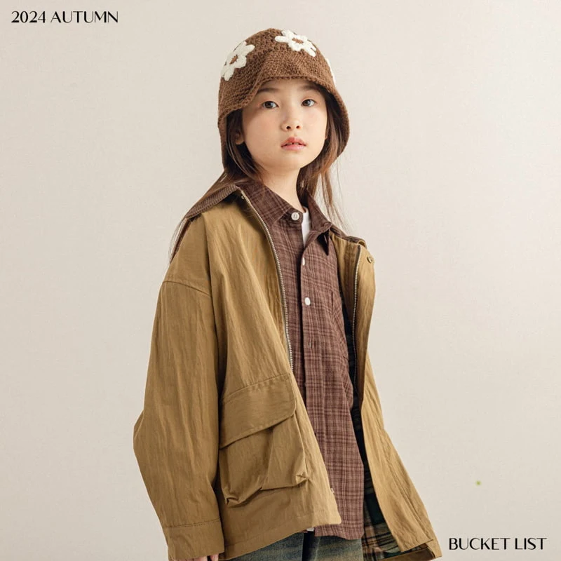 Bucket List - Korean Children Fashion - #stylishchildhood - Work Jacket - 8