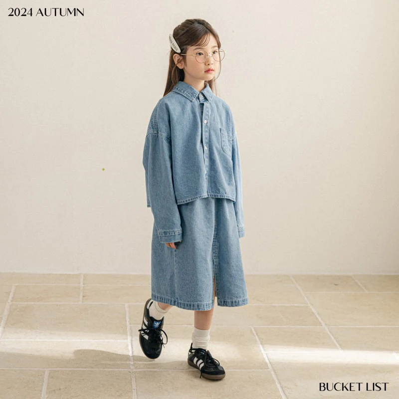 Bucket List - Korean Children Fashion - #stylishchildhood - Basic Crop Shirt - 11