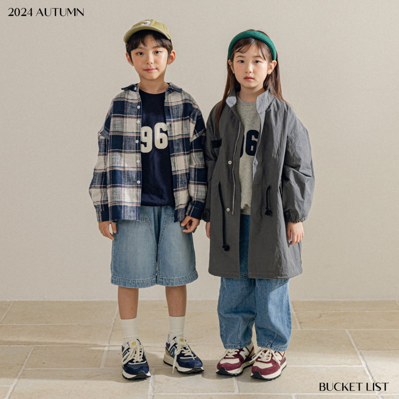 Bucket List - Korean Children Fashion - #toddlerclothing - Over Check Shirt - 4