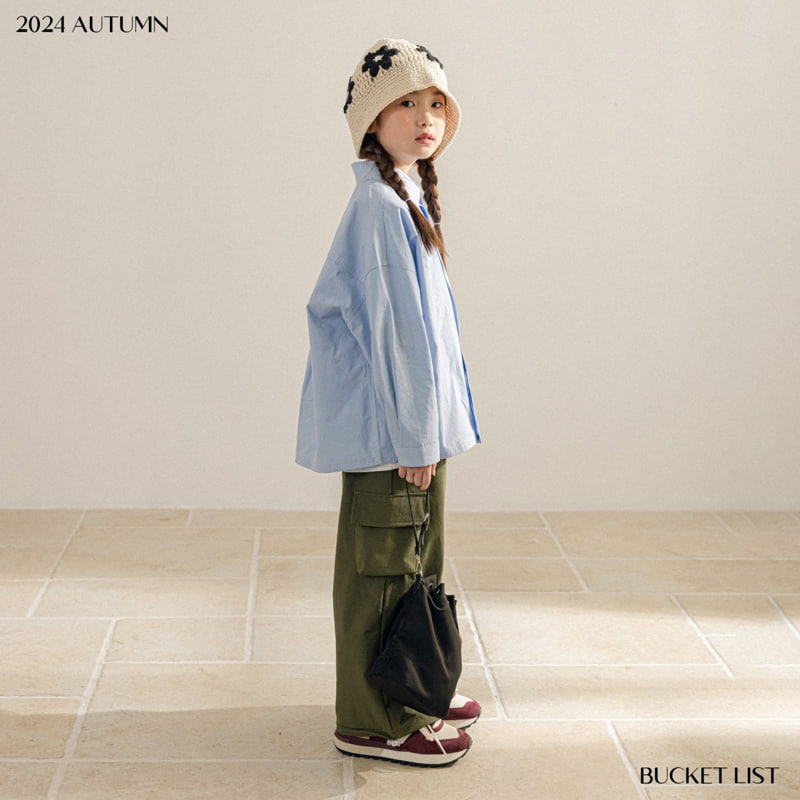 Bucket List - Korean Children Fashion - #stylishchildhood - Cargo Wide Pants - 2