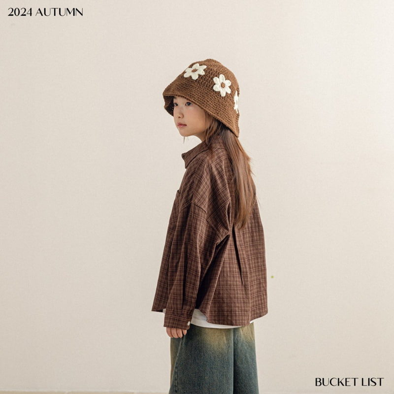 Bucket List - Korean Children Fashion - #todddlerfashion - Grungy Check Shirt - 7