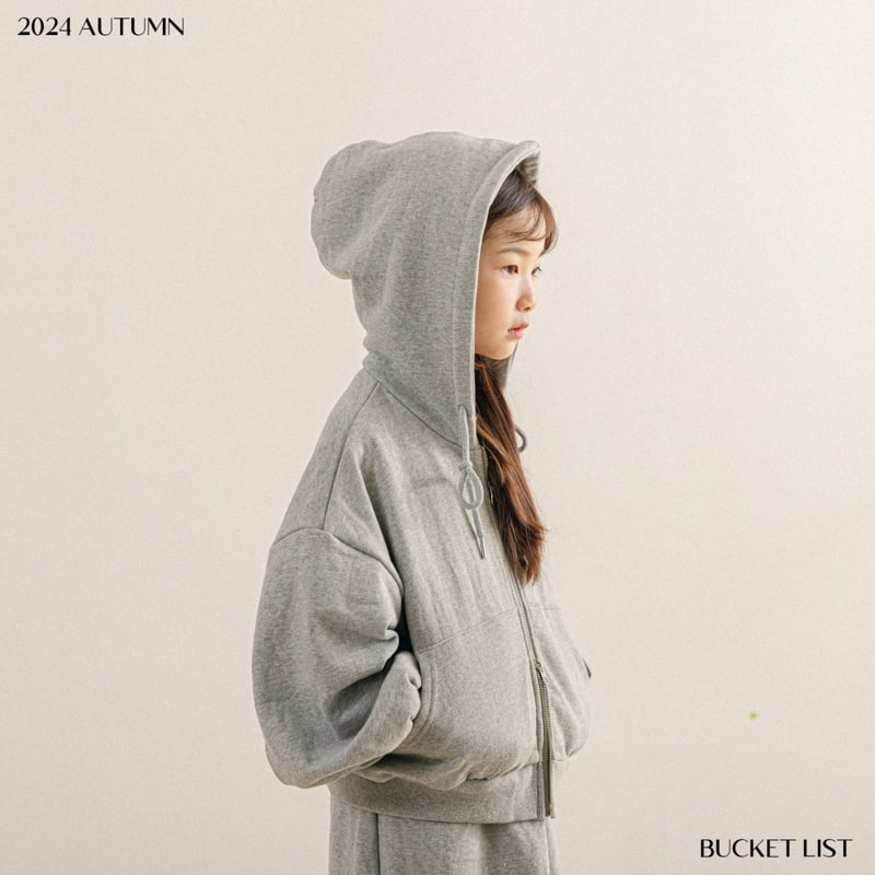 Bucket List - Korean Children Fashion - #todddlerfashion - Two Way Crop Hoodie Zip-up - 10