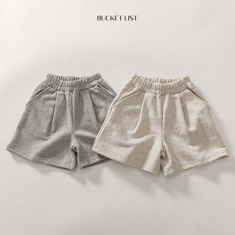 Bucket List - Korean Children Fashion - #todddlerfashion - Sweat Shorts - 4