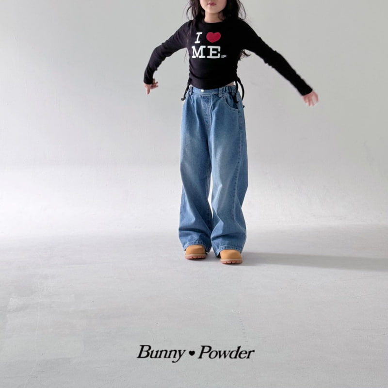 Bunny Powder - Korean Children Fashion - #Kfashion4kids - Vintage Denim Pants - 11