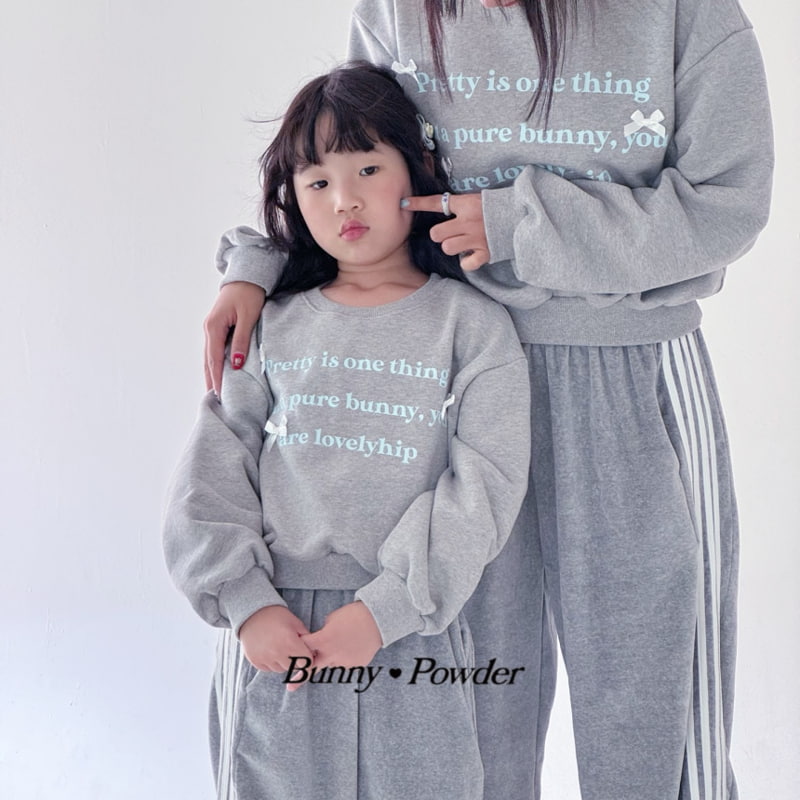 Bunny Powder - Korean Children Fashion - #Kfashion4kids - Pretty Sweatshirts with Mom - 3