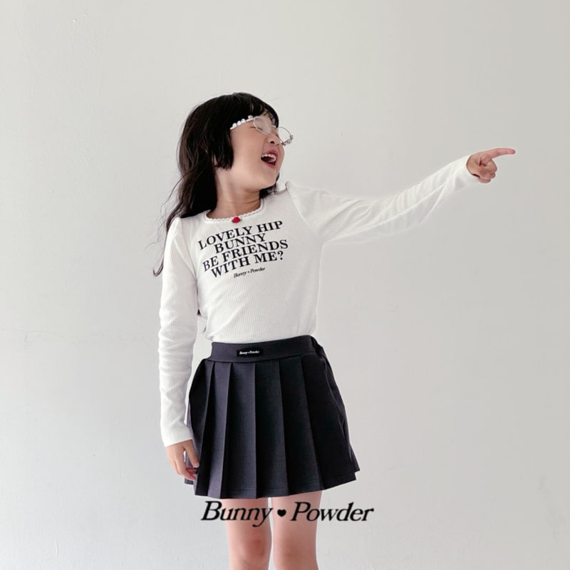 Bunny Powder - Korean Children Fashion - #Kfashion4kids - Lovely Hip Tee - 12