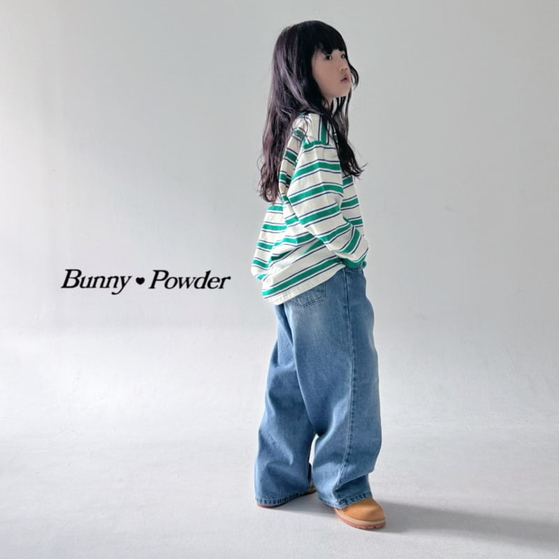 Bunny Powder - Korean Children Fashion - #childofig - Vintage Denim Pants - 2