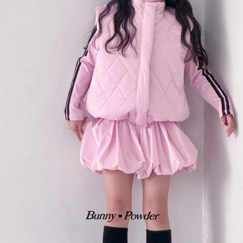 Bunny Powder - Korean Children Fashion - #childofig - Shinning Padding Vest - 6