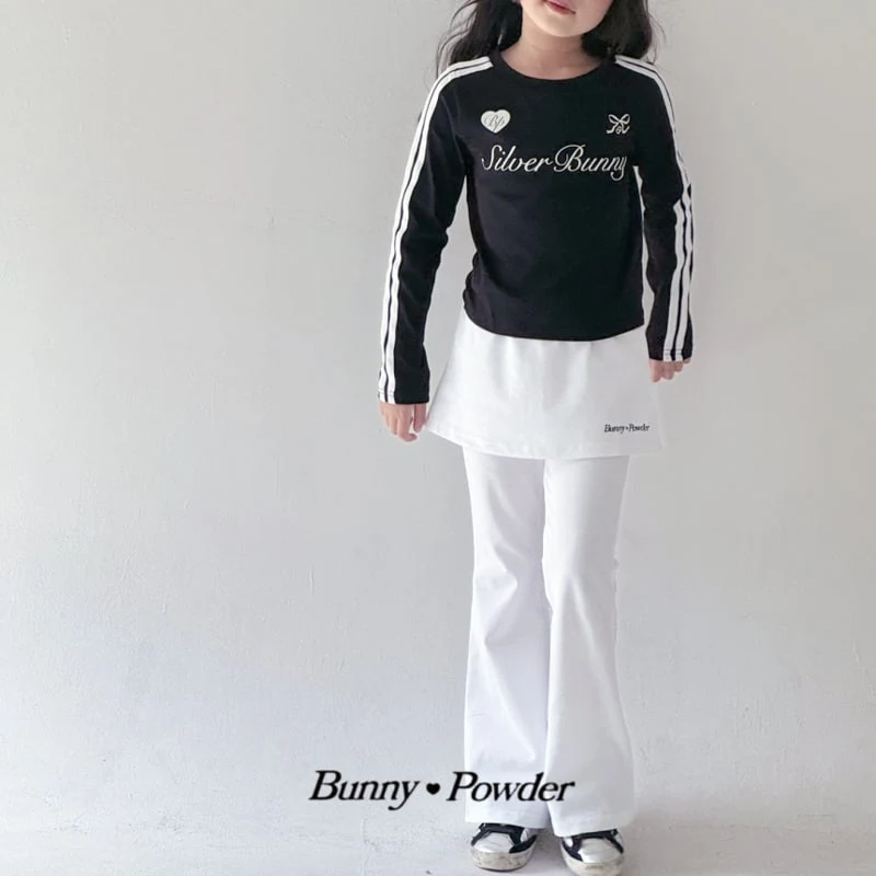 Bunny Powder - Korean Children Fashion - #childofig - Silver Bunny Tee