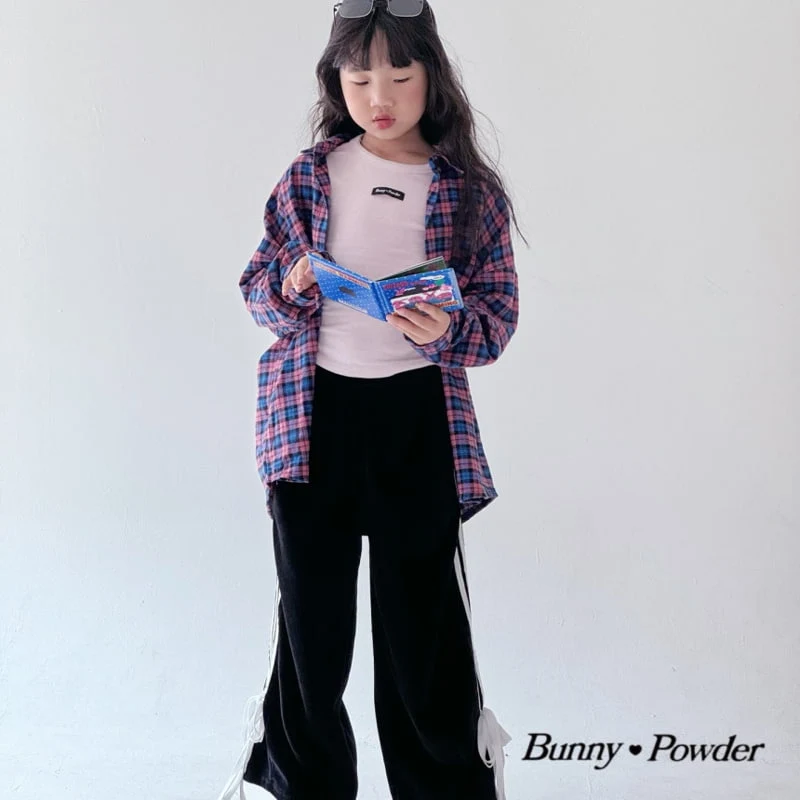 Bunny Powder - Korean Children Fashion - #childrensboutique - Cartoon Shirt with Mom - 2