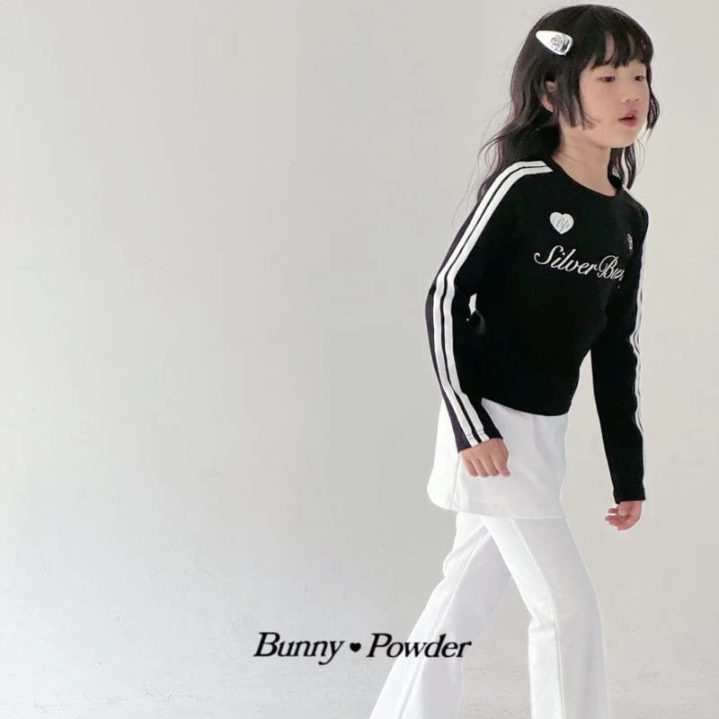 Bunny Powder - Korean Children Fashion - #childrensboutique - Silver Bunny Tee - 3