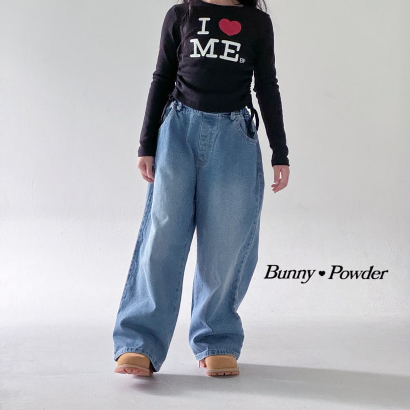 Bunny Powder - Korean Children Fashion - #designkidswear - Vintage Denim Pants - 5