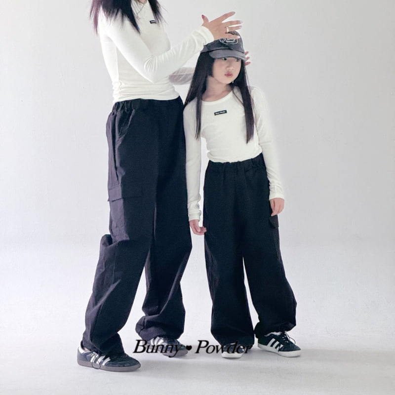 Bunny Powder - Korean Children Fashion - #discoveringself - Mini Cargo Pants with Mom - 3