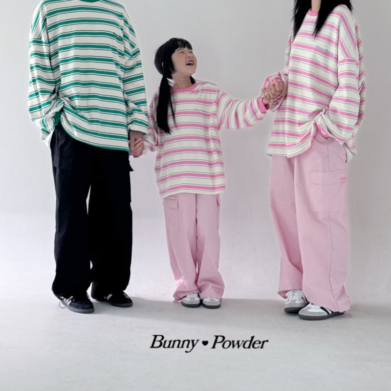 Bunny Powder - Korean Children Fashion - #discoveringself - Stripe Tee with Mom