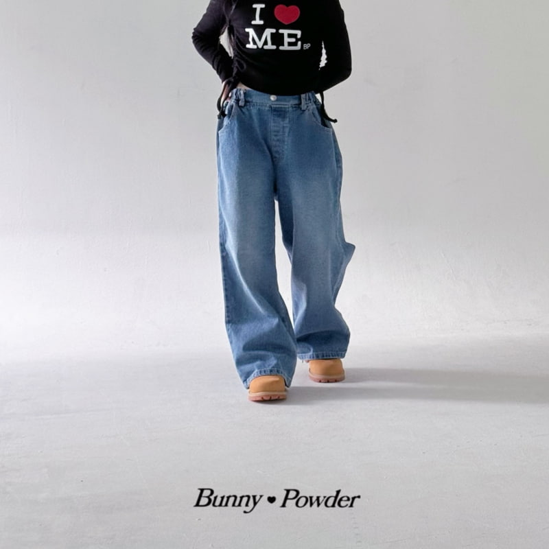 Bunny Powder - Korean Children Fashion - #fashionkids - Vintage Denim Pants - 7