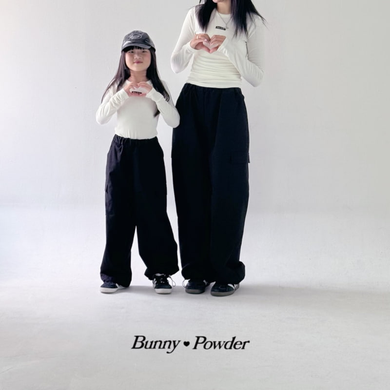 Bunny Powder - Korean Children Fashion - #discoveringself - Mini Cargo Pants with Mom - 4