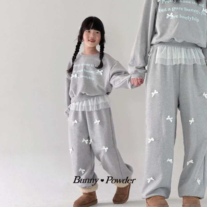 Bunny Powder - Korean Children Fashion - #fashionkids - Coco Jogger Pants with Mom - 8