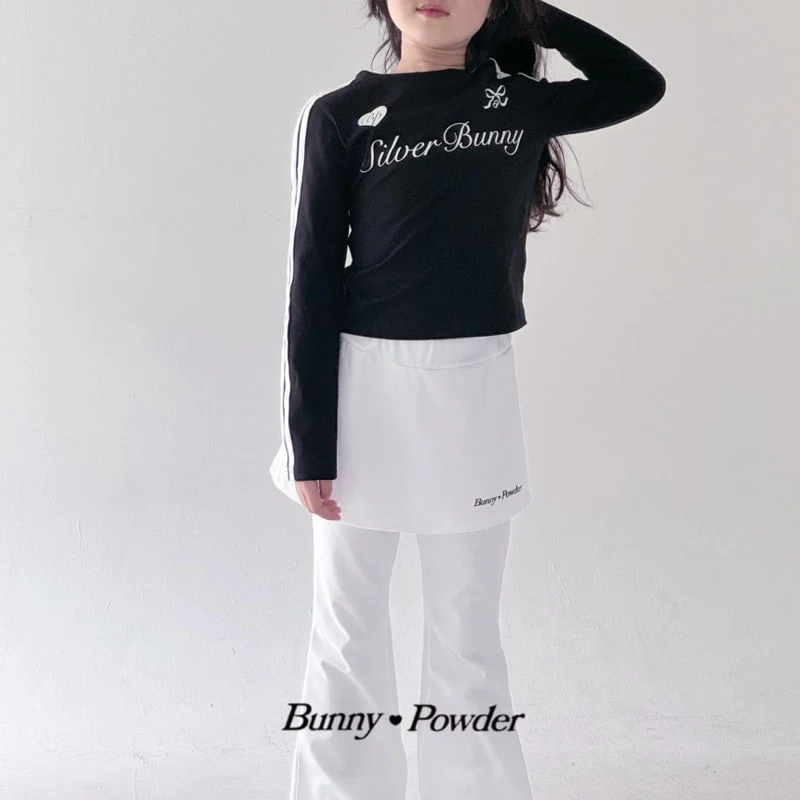 Bunny Powder - Korean Children Fashion - #kidsstore - Silver Bunny Tee - 8