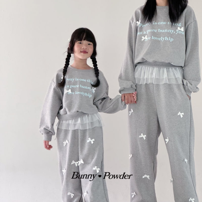 Bunny Powder - Korean Children Fashion - #Kfashion4kids - Pretty Sweatshirts with Mom - 4