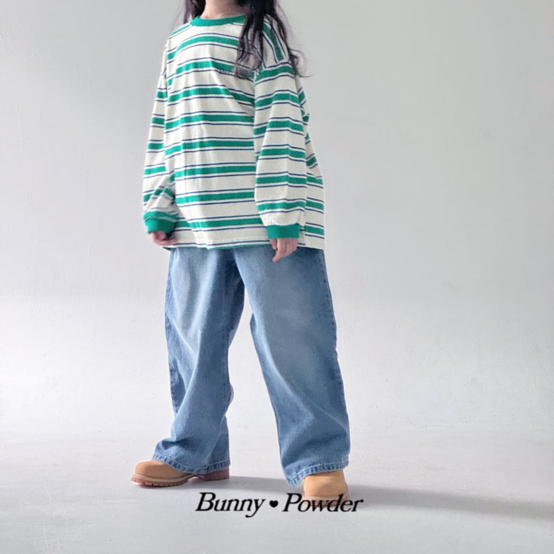 Bunny Powder - Korean Children Fashion - #minifashionista - Stripe Tee with Mom - 9