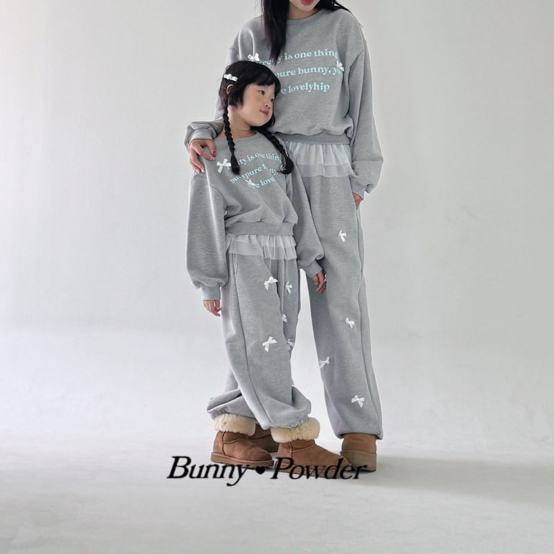 Bunny Powder - Korean Children Fashion - #prettylittlegirls - Pretty Sweatshirts with Mom - 7