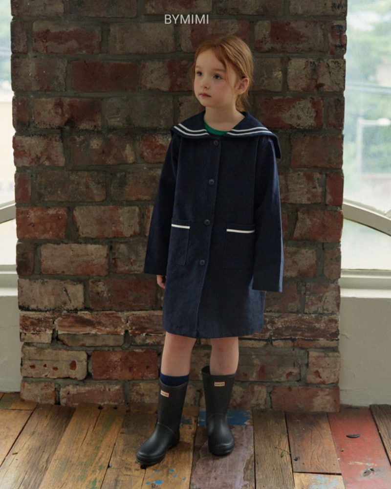 Bymimi - Korean Children Fashion - #kidzfashiontrend - Marine Classic Coat - 4