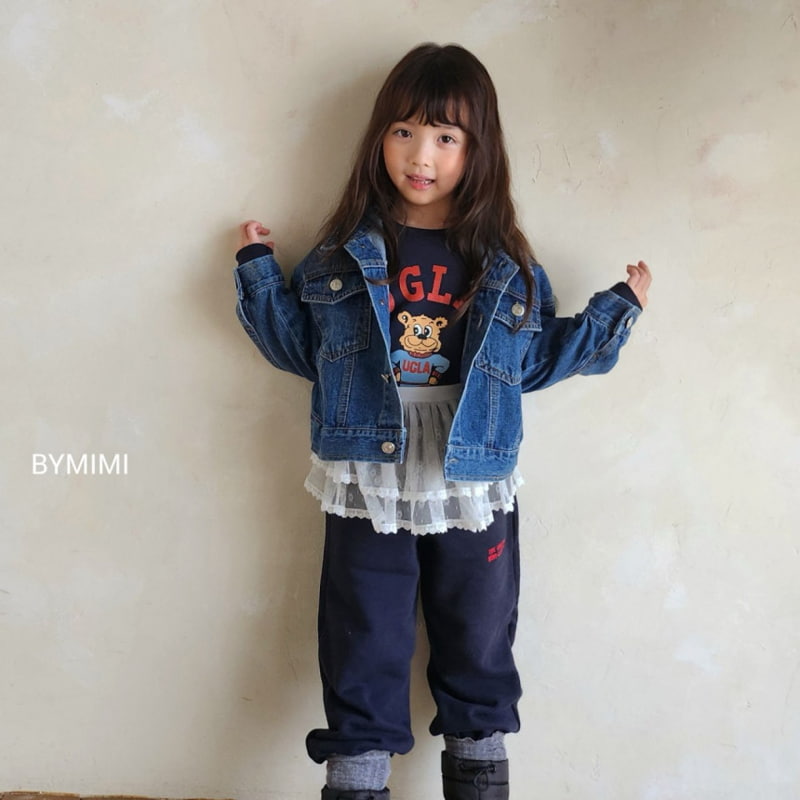 Bymimi - Korean Children Fashion - #Kfashion4kids - Denim Crop Jacket - 3