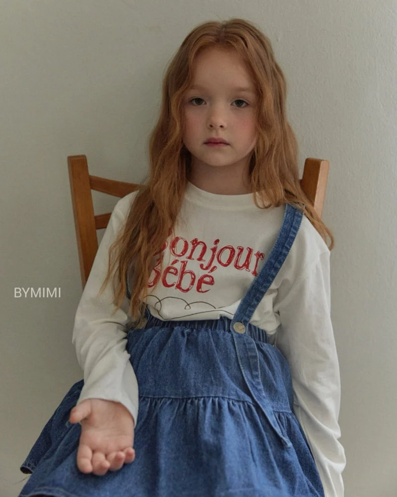 Bymimi - Korean Children Fashion - #childofig - Bonjour Tee - 6