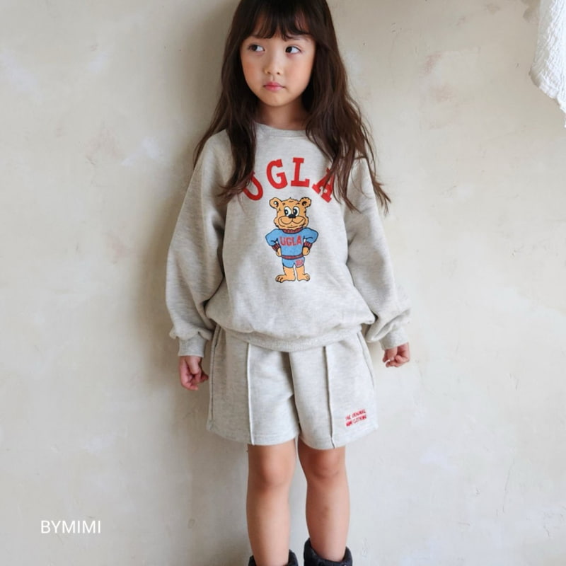 Bymimi - Korean Children Fashion - #childofig - Lettering Embroidery Pants - 11