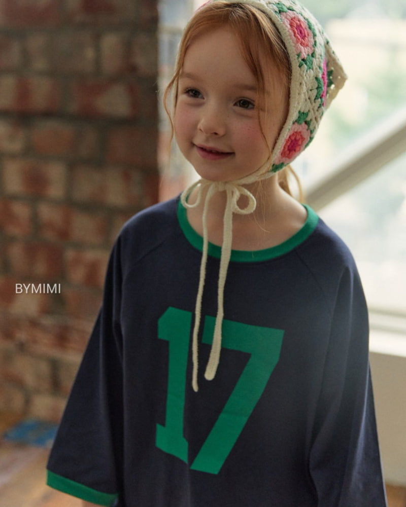 Bymimi - Korean Children Fashion - #childrensboutique - Number Midi Tee - 8