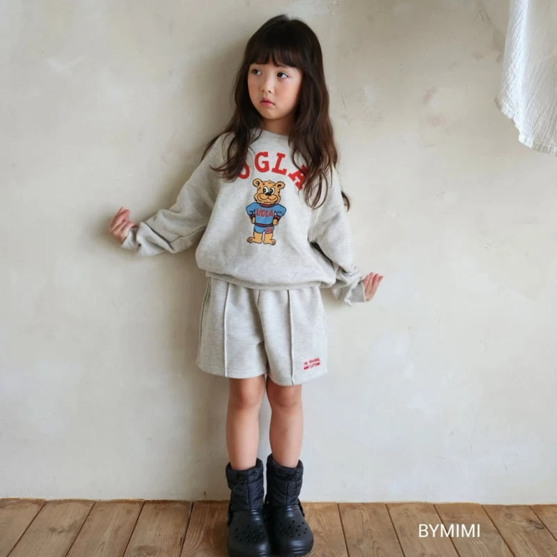 Bymimi - Korean Children Fashion - #designkidswear - Exercise Bear Sweatshirts - 3