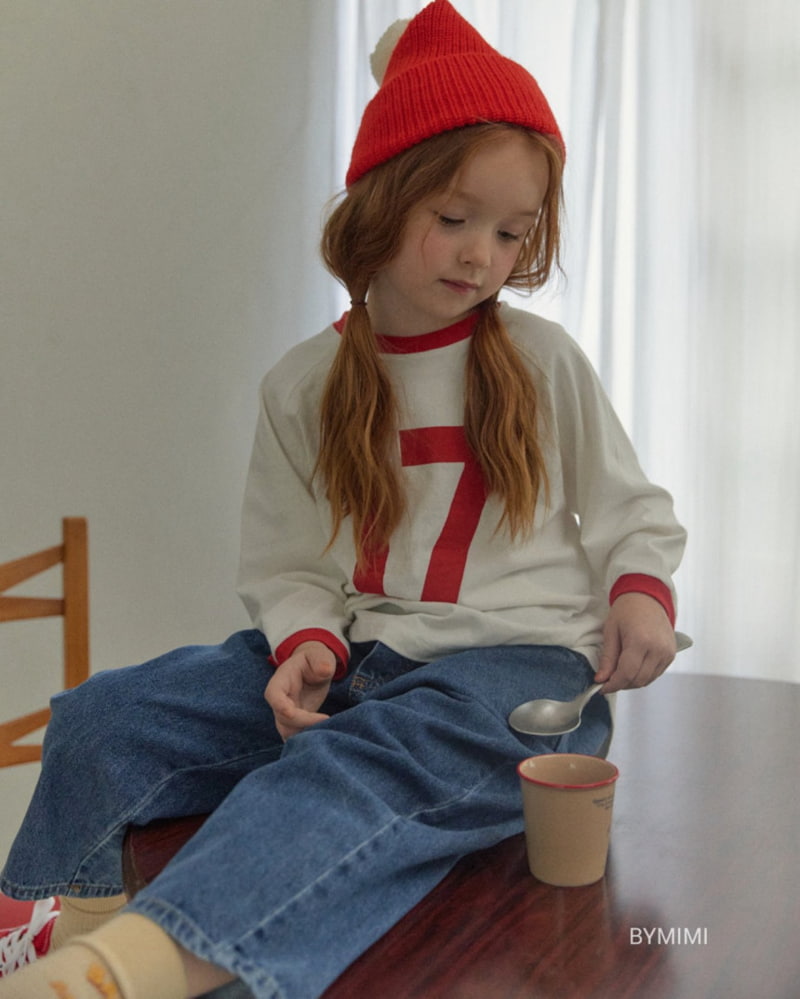 Bymimi - Korean Children Fashion - #discoveringself - Disco Denim Pants - 4