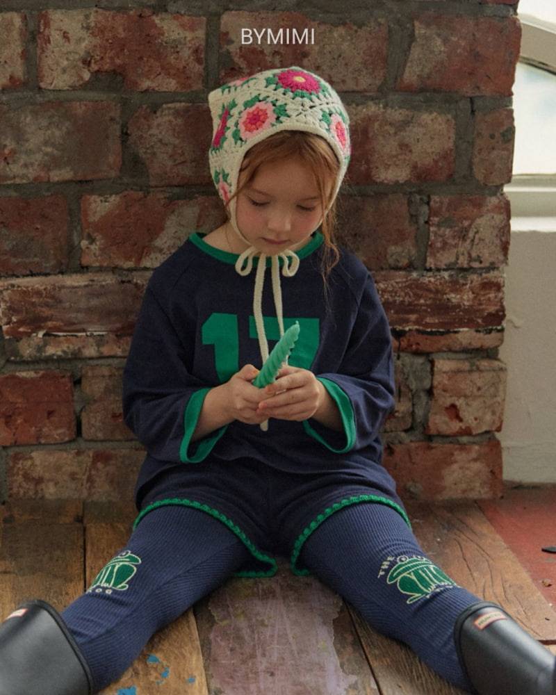 Bymimi - Korean Children Fashion - #fashionkids - Number Midi Tee - 11