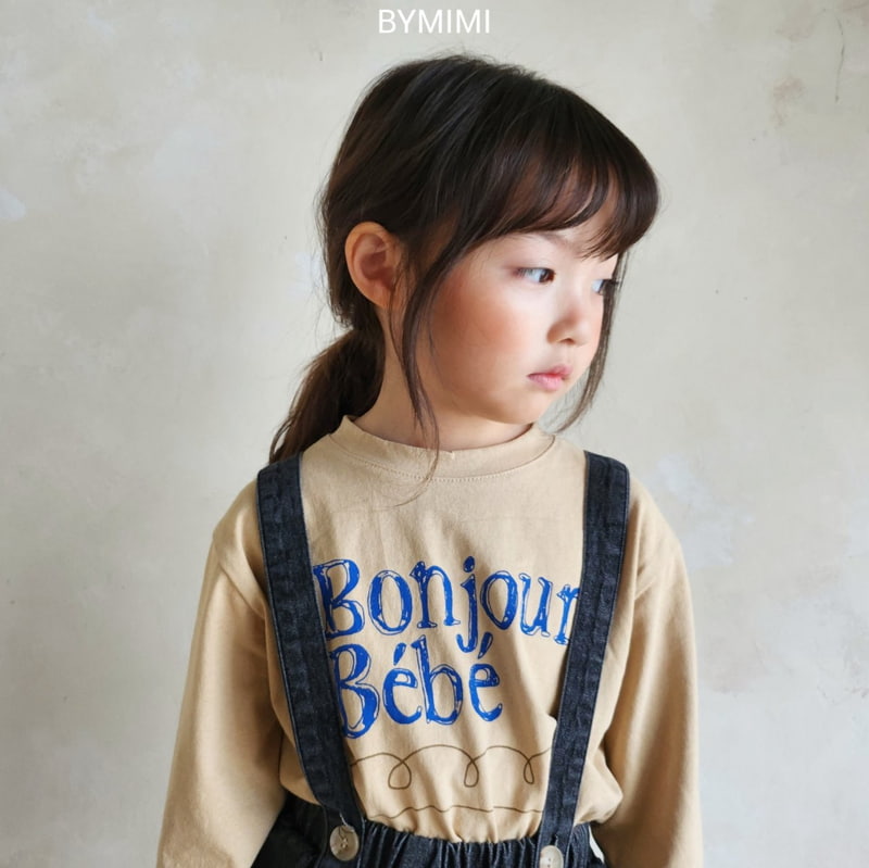 Bymimi - Korean Children Fashion - #fashionkids - Juju Suspender Denim Skirt - 5