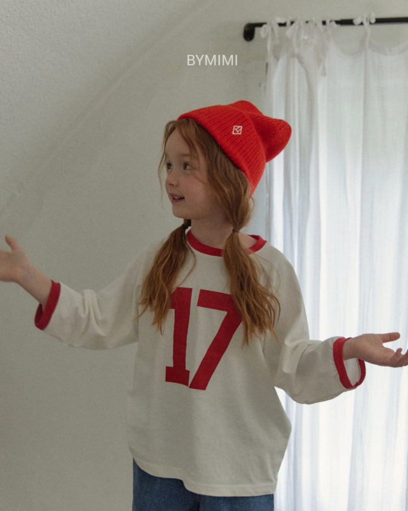 Bymimi - Korean Children Fashion - #kidsshorts - Number Midi Tee - 12