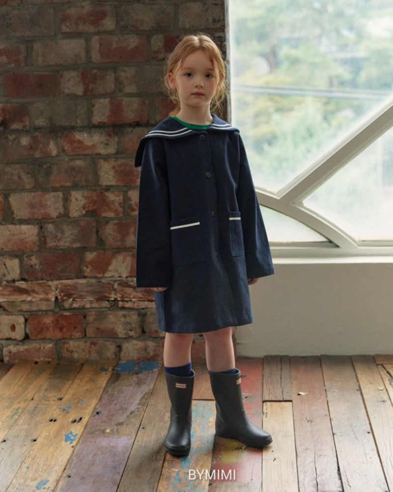 Bymimi - Korean Children Fashion - #kidsshorts - Marine Classic Coat