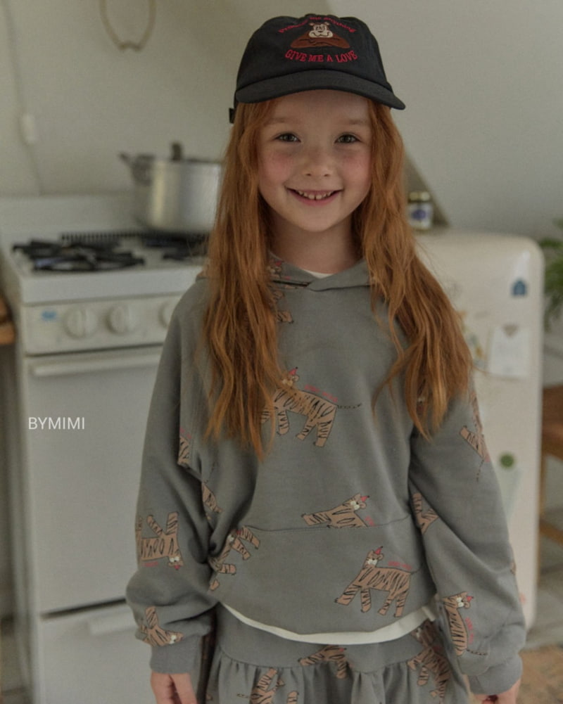 Bymimi - Korean Children Fashion - #kidsshorts - Bear Embroidery Cap - 5