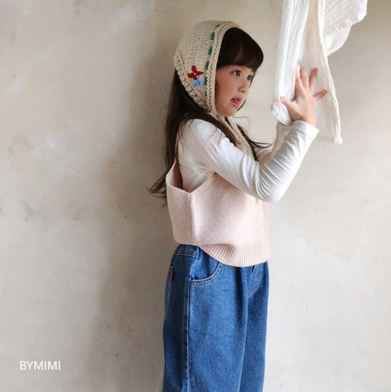 Bymimi - Korean Children Fashion - #littlefashionista - Knit Stripe Vest - 6