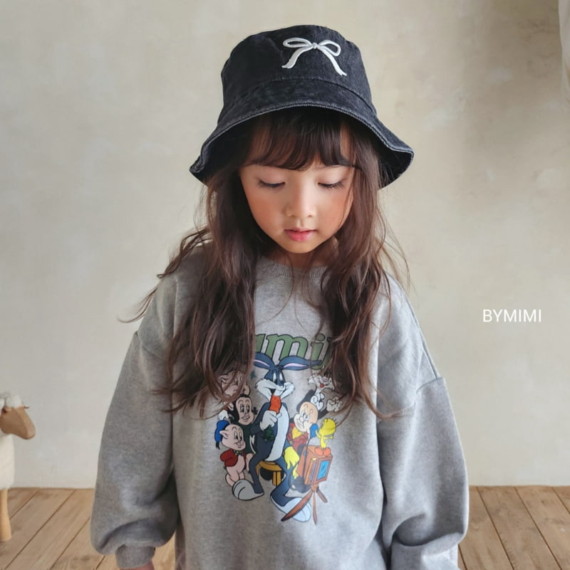 Bymimi - Korean Children Fashion - #littlefashionista - Denim Bucket Hat - 2