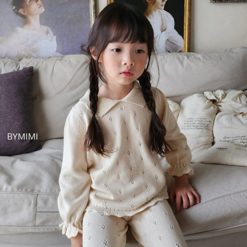 Bymimi - Korean Children Fashion - #littlefashionista - Bambino Two Piece Knit Set - 2