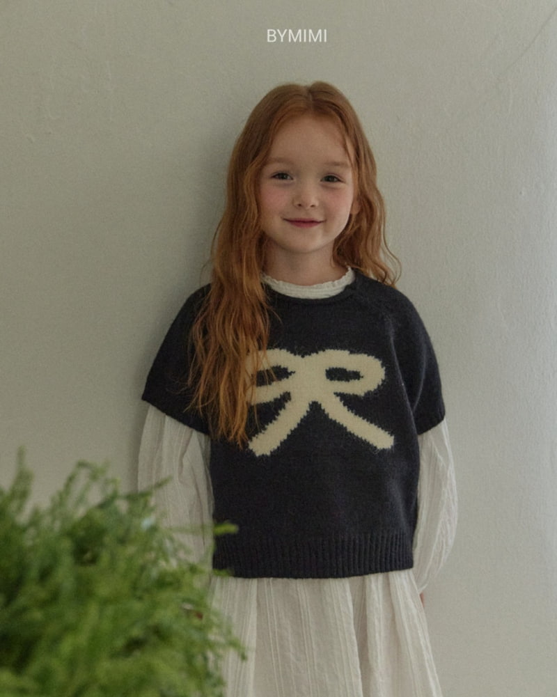 Bymimi - Korean Children Fashion - #magicofchildhood - Ribbon Knit Pullover - 12