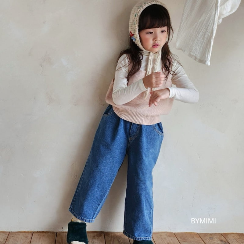 Bymimi - Korean Children Fashion - #magicofchildhood - Disco Denim Pants - 10