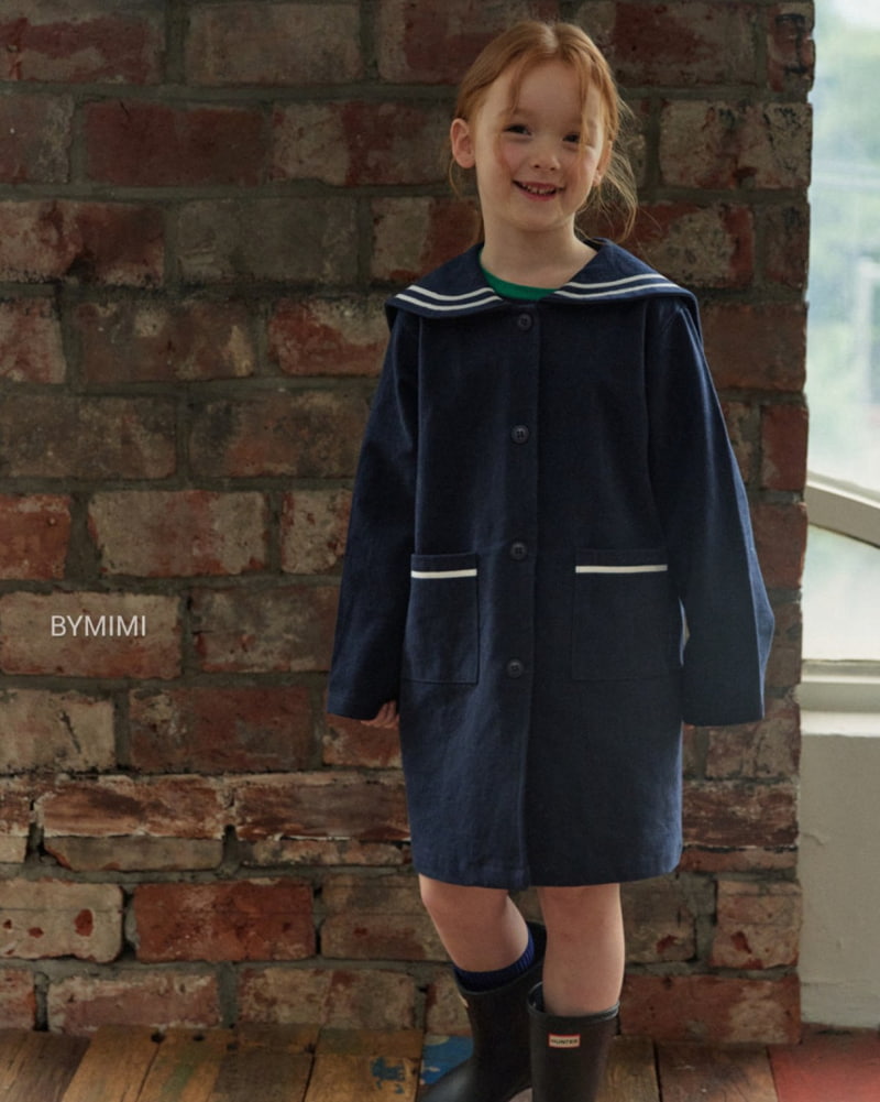 Bymimi - Korean Children Fashion - #magicofchildhood - Marine Classic Coat - 6