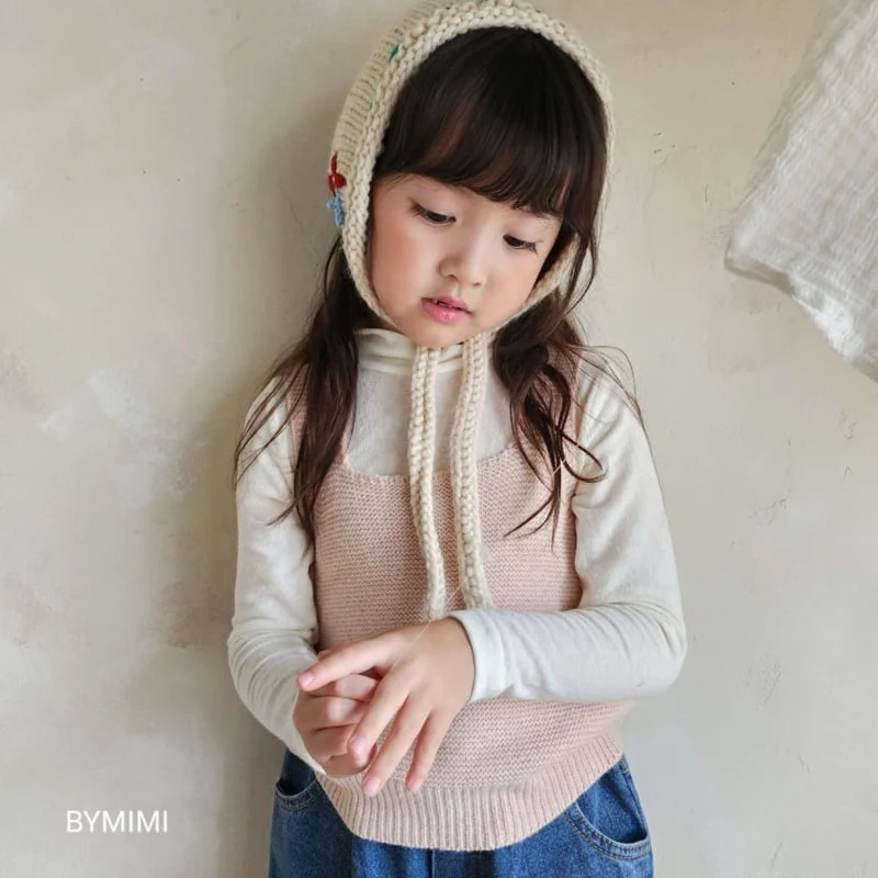 Bymimi - Korean Children Fashion - #minifashionista - Knit Stripe Vest - 8