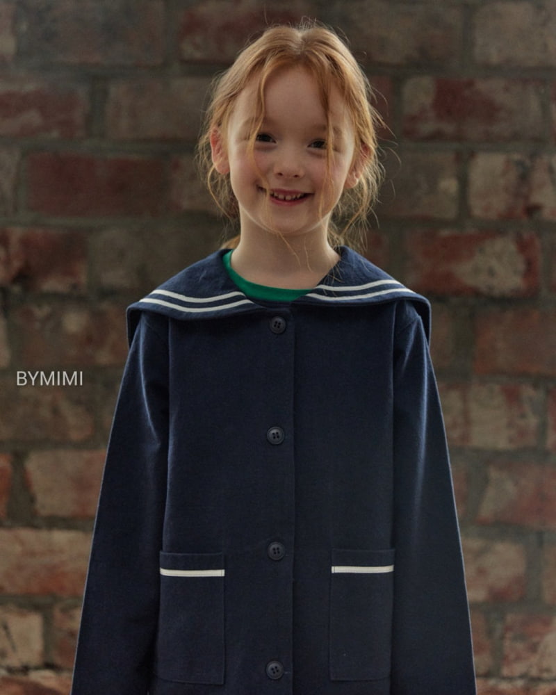 Bymimi - Korean Children Fashion - #minifashionista - Marine Classic Coat - 7