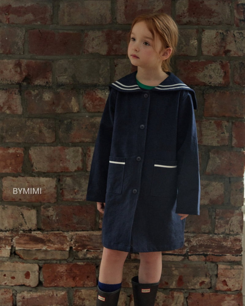 Bymimi - Korean Children Fashion - #prettylittlegirls - Marine Classic Coat - 8