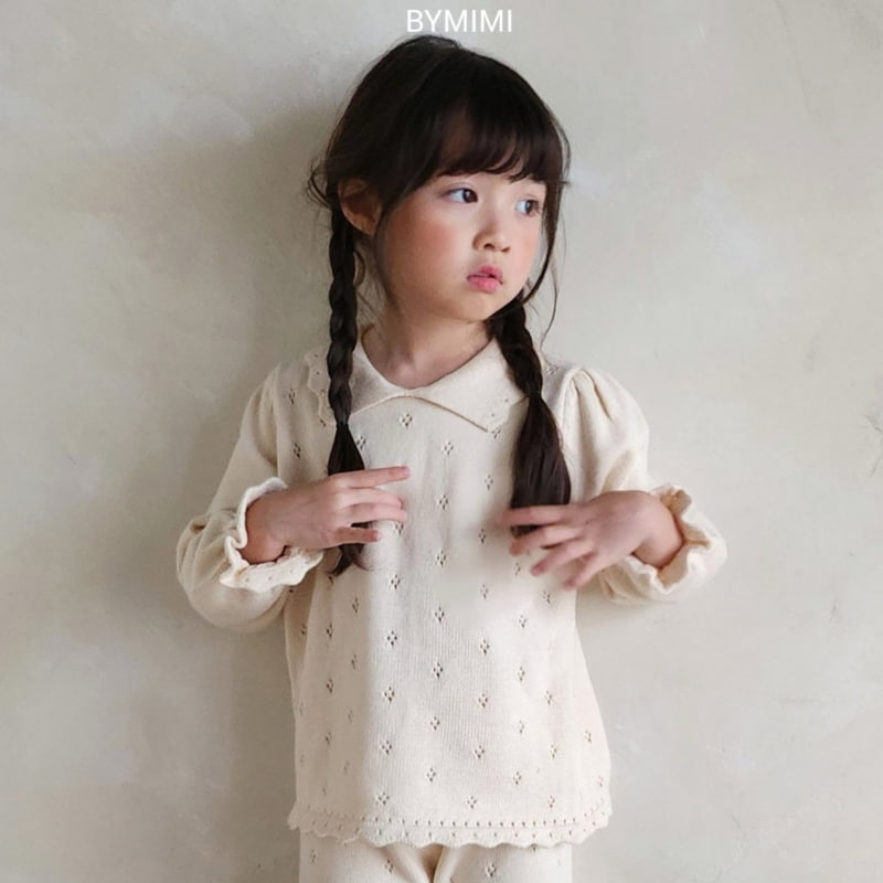 Bymimi - Korean Children Fashion - #prettylittlegirls - Bambino Two Piece Knit Set - 5